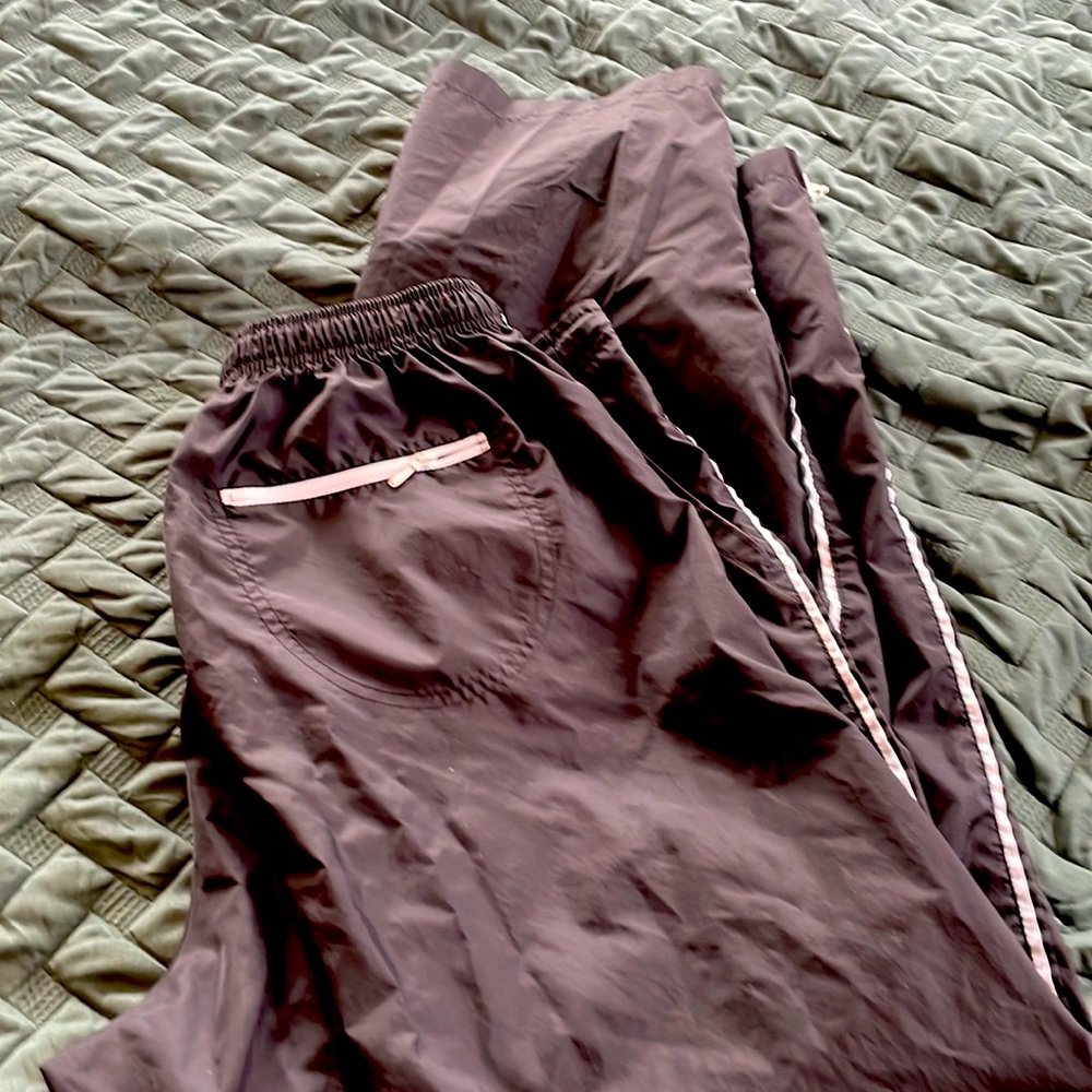 Women’s adidas pants medium black one stripe